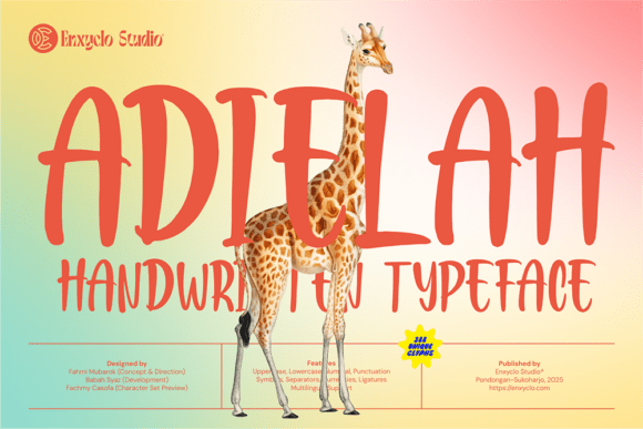 Adielah: The Handwritten Typeface That Elevates Campaign Visuals