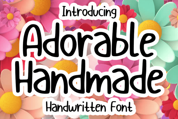 Adorable Handmade: A Creative Font for Small Business Branding