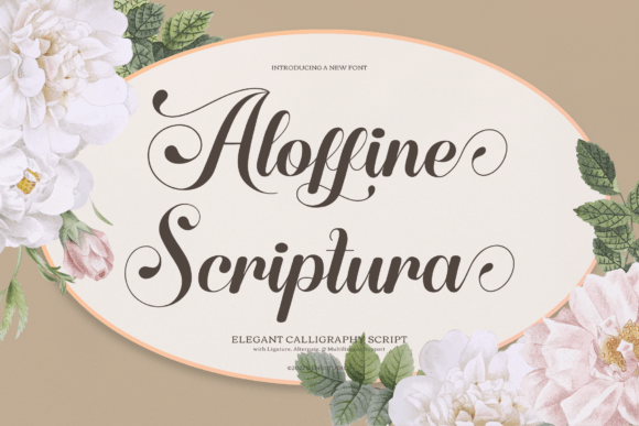 Aloffine Scriptura Review: A Refined Typeface for Elegant Branding