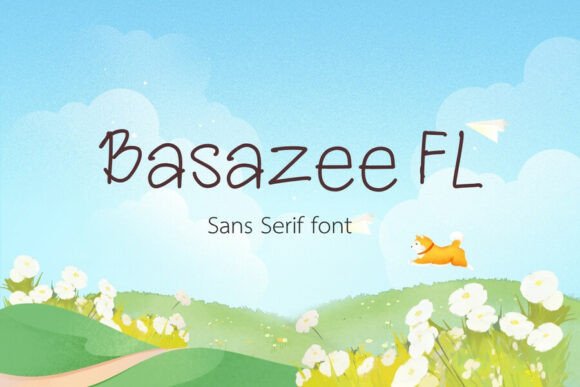Basazee Fl: The Playful Handwritten Typeface for Engaging Campaigns