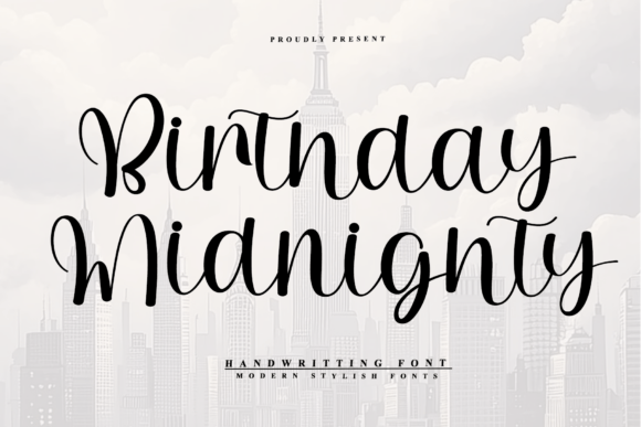 Birthday Midnighty: A Bold Script Font for High-Impact Campaigns