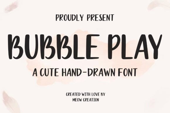 Bubble Play: The Creative Font for Memorable Brand Identity