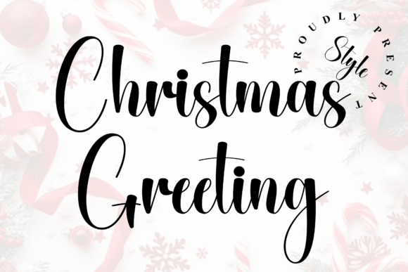 Christmas Greeting: The Script Font for Polished Brand Identity