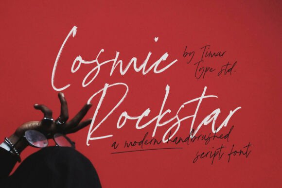 Cosmic Rockstar: A Modern Script Typeface for Digital Branding