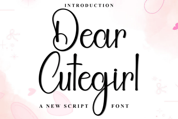 Dear Cutegirl: A Festive Script Amp Typeface for Holiday Creations