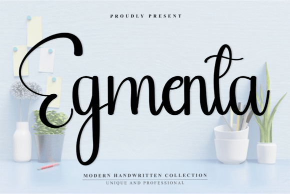 Egmenta Font Review: A Modern Script for Elegant Brand Identity
