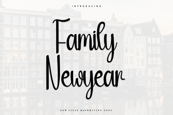 Family Newyear: A Handwritten Typeface for Modern Web Design