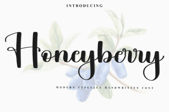 Honeyberry Typeface: A Creative Font for Warm Campaign Visuals