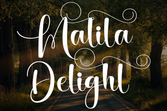Malila Delight Font: Elevate Brand Identity with Luxurious Typography