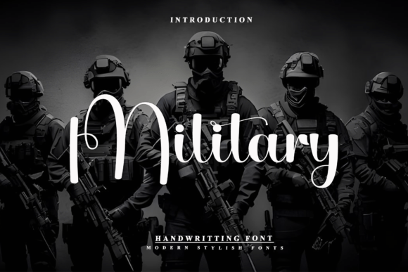Military Typeface: A Designer’s Take on Casual Script Branding