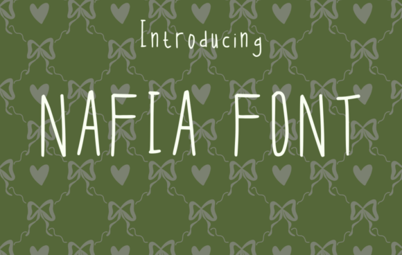 Nafia: A Hand-Drawn Typeface for Authentic Brand Storytelling