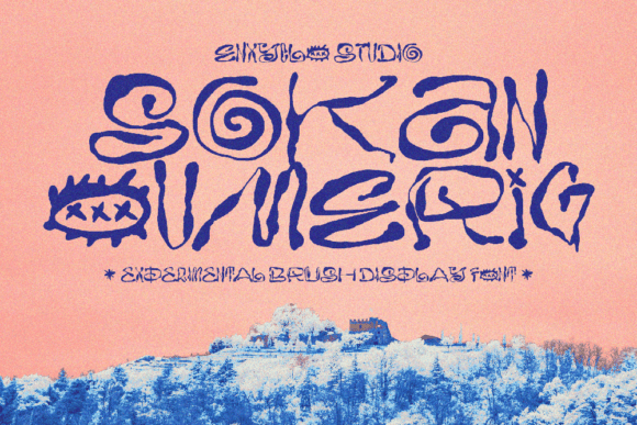 Sokan Oumerig: A Bold Script Font for Editorial Design