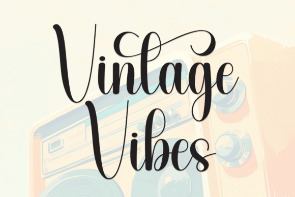 Vintage Vibes: Elevate Your Brand Identity With This Elegant Script Font