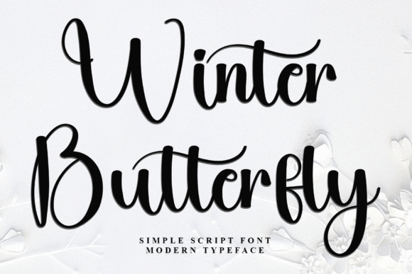 Winter Butterfly: The Script Typeface That Elevates Small Business Branding